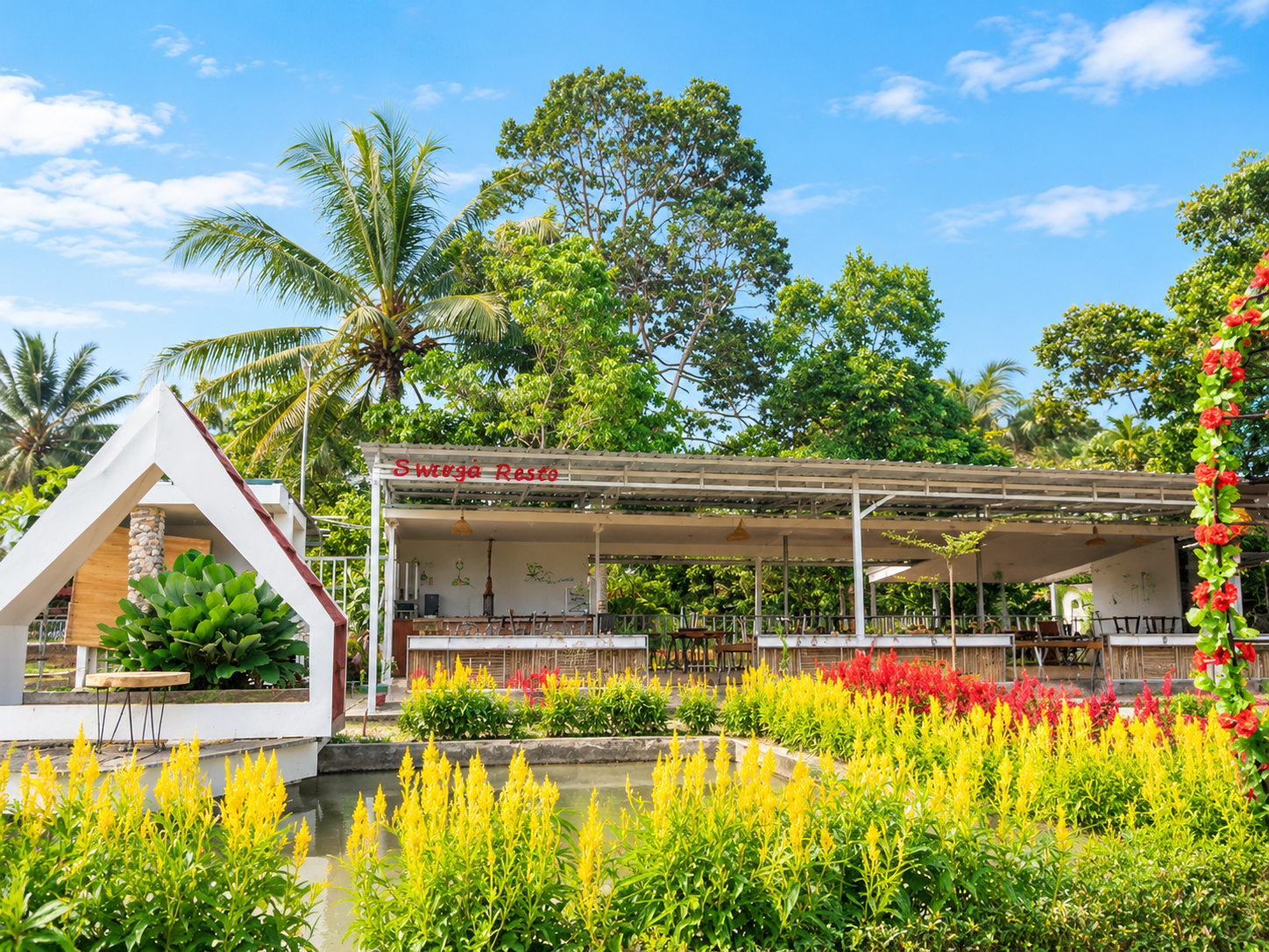 Foto Area Kebun Edukasi Gardening DeMaja River
